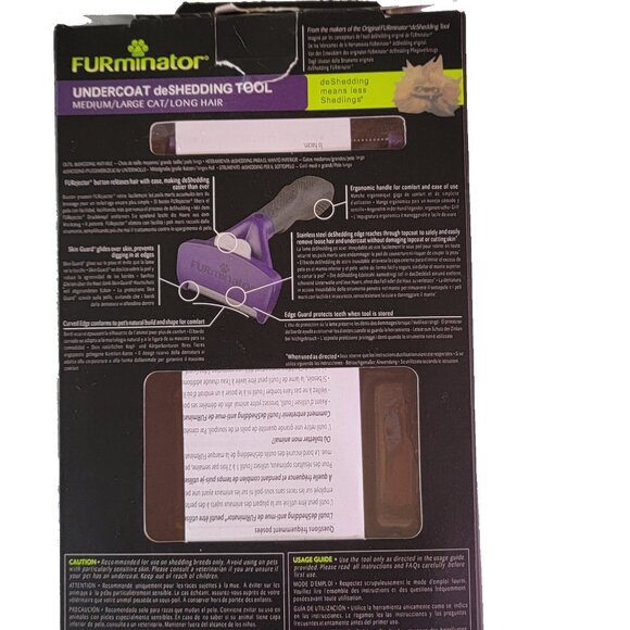 Cat FURMintator deShedding Tool & Pro Thinning Sheers - Picture 7 of 10